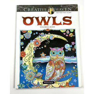 Creative Haven Owls Coloring Book 30 Designs Adult Relaxation & Creativity